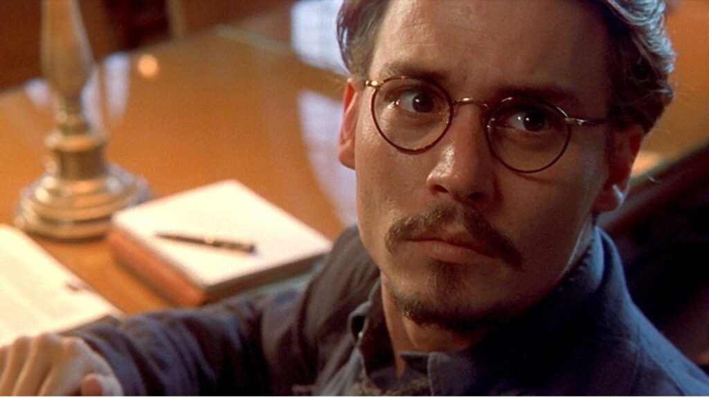 Johny depp glasses in The Ninth Gate