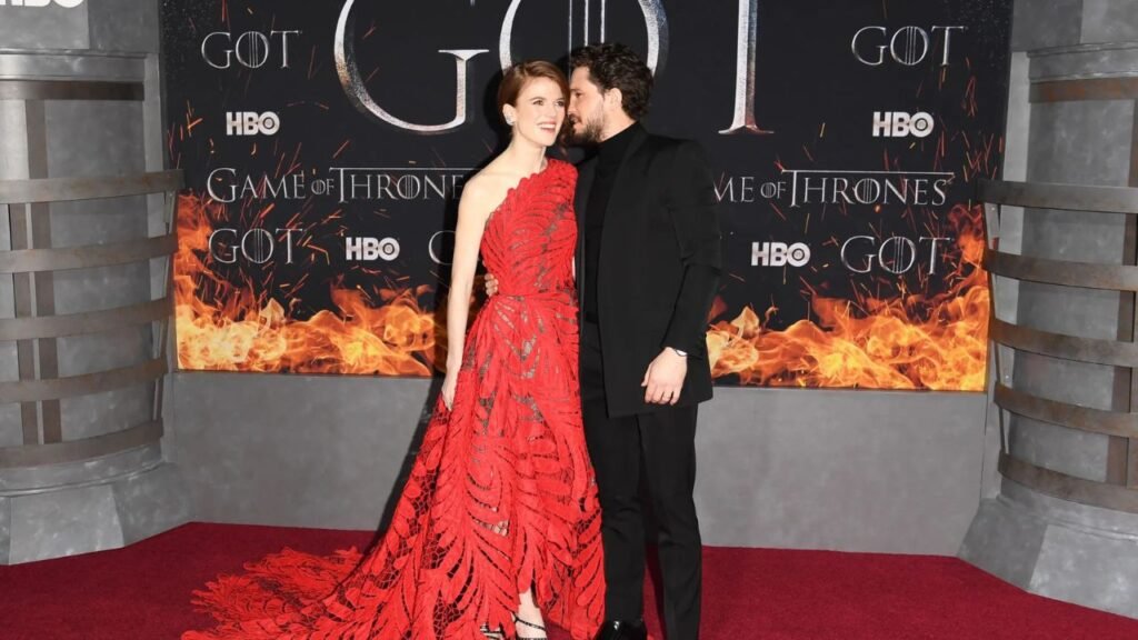 Kit Harington iwt his wife Rose Leslie