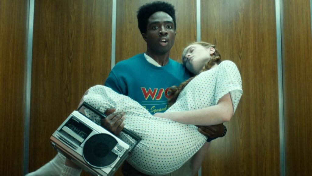 Lucas holding max hospital scene