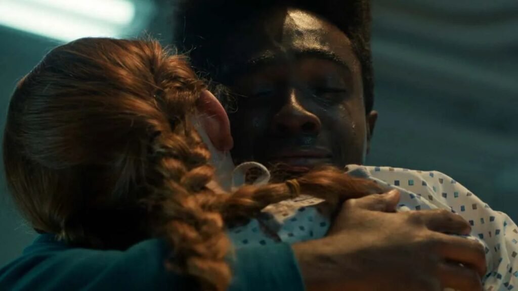 Max and Lucas reunited in Stranger Things season 5