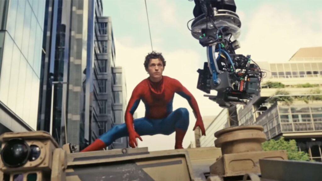 behind the scene of spiderman brand new day