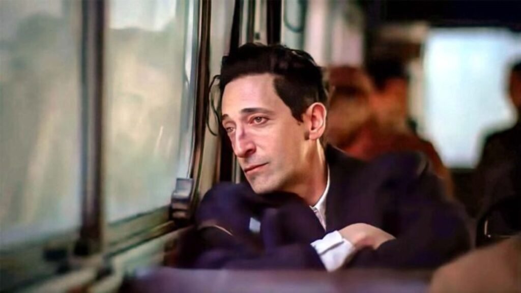 Still of Adrien Brody from the Brutalist